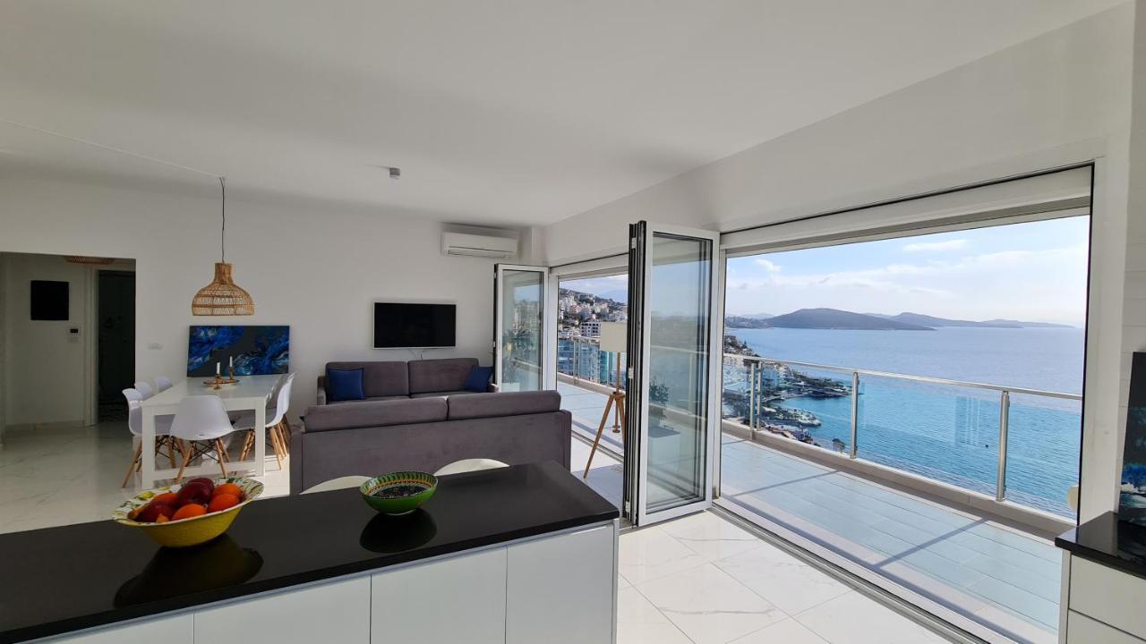Rocknest Sea View Penthouse Apartamento Sarandë Exterior foto
