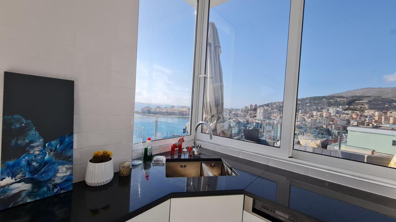 Rocknest Sea View Penthouse Apartamento Sarandë Exterior foto