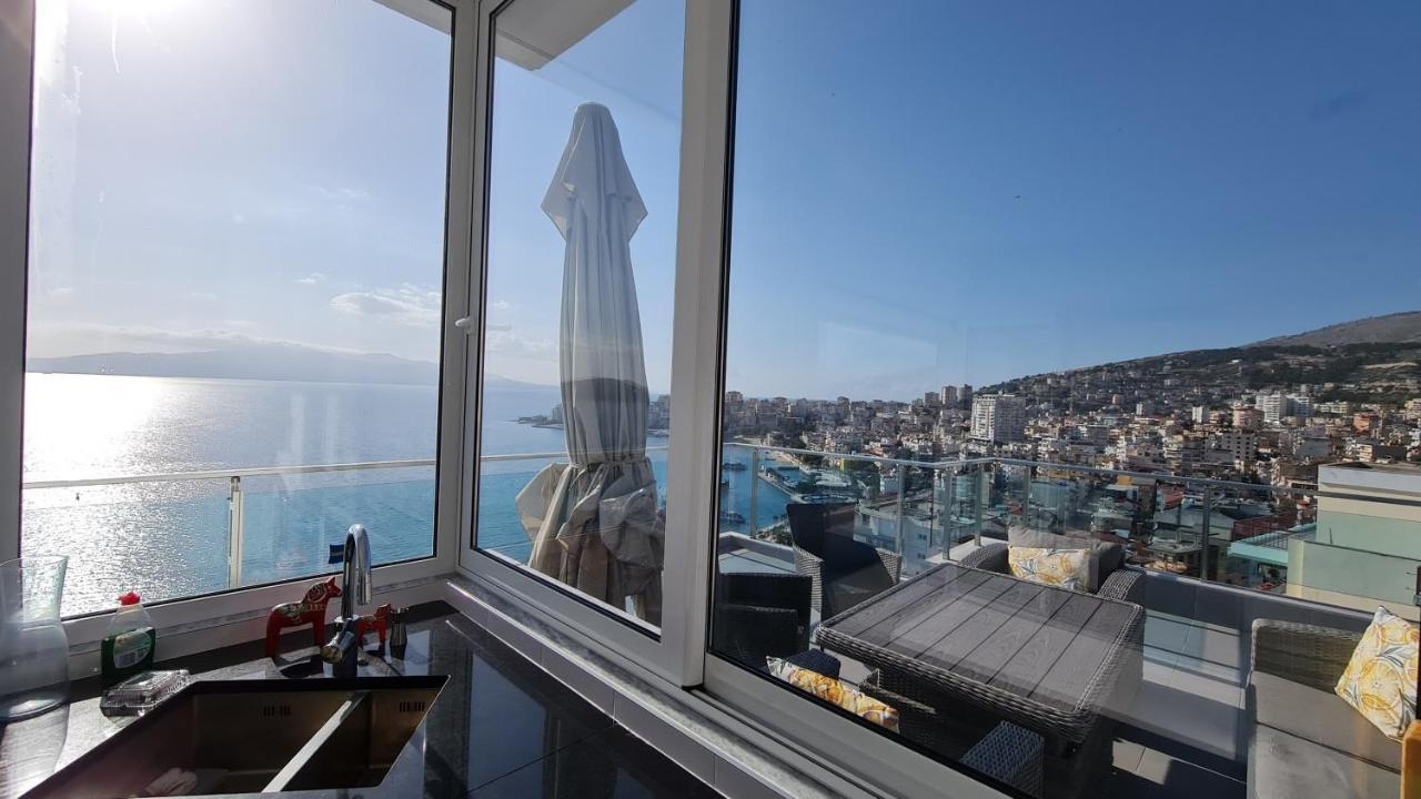 Rocknest Sea View Penthouse Apartamento Sarandë Exterior foto