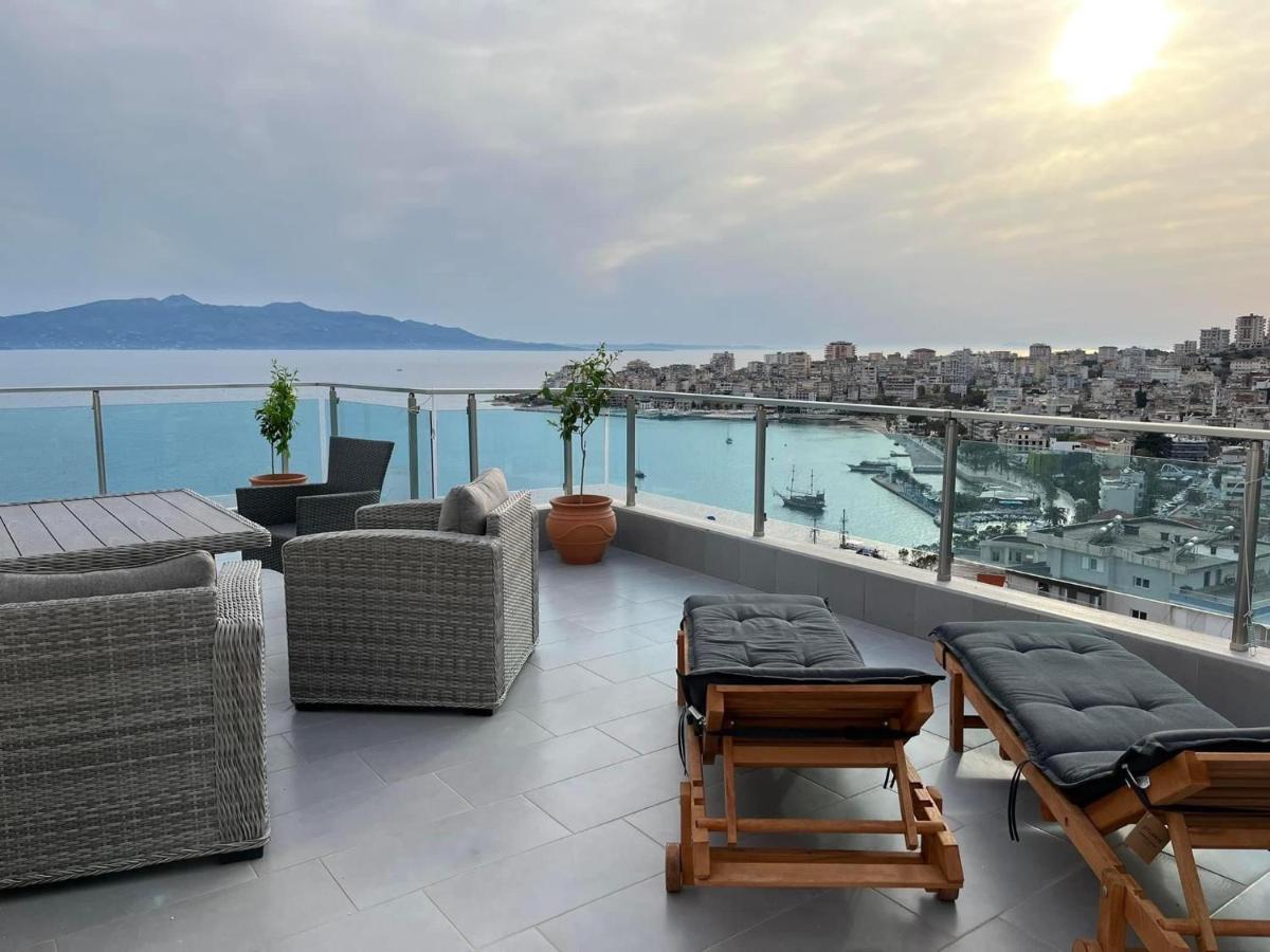 Rocknest Sea View Penthouse Apartamento Sarandë Exterior foto